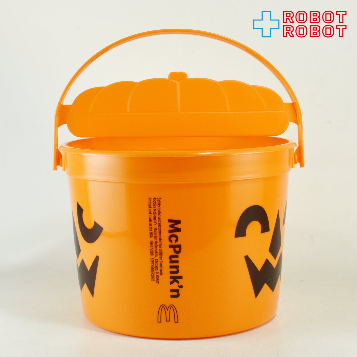 マクドナルド ハッピーセット McPunk'n パンプキン ハロウィンバケツ&ステッカー 2022