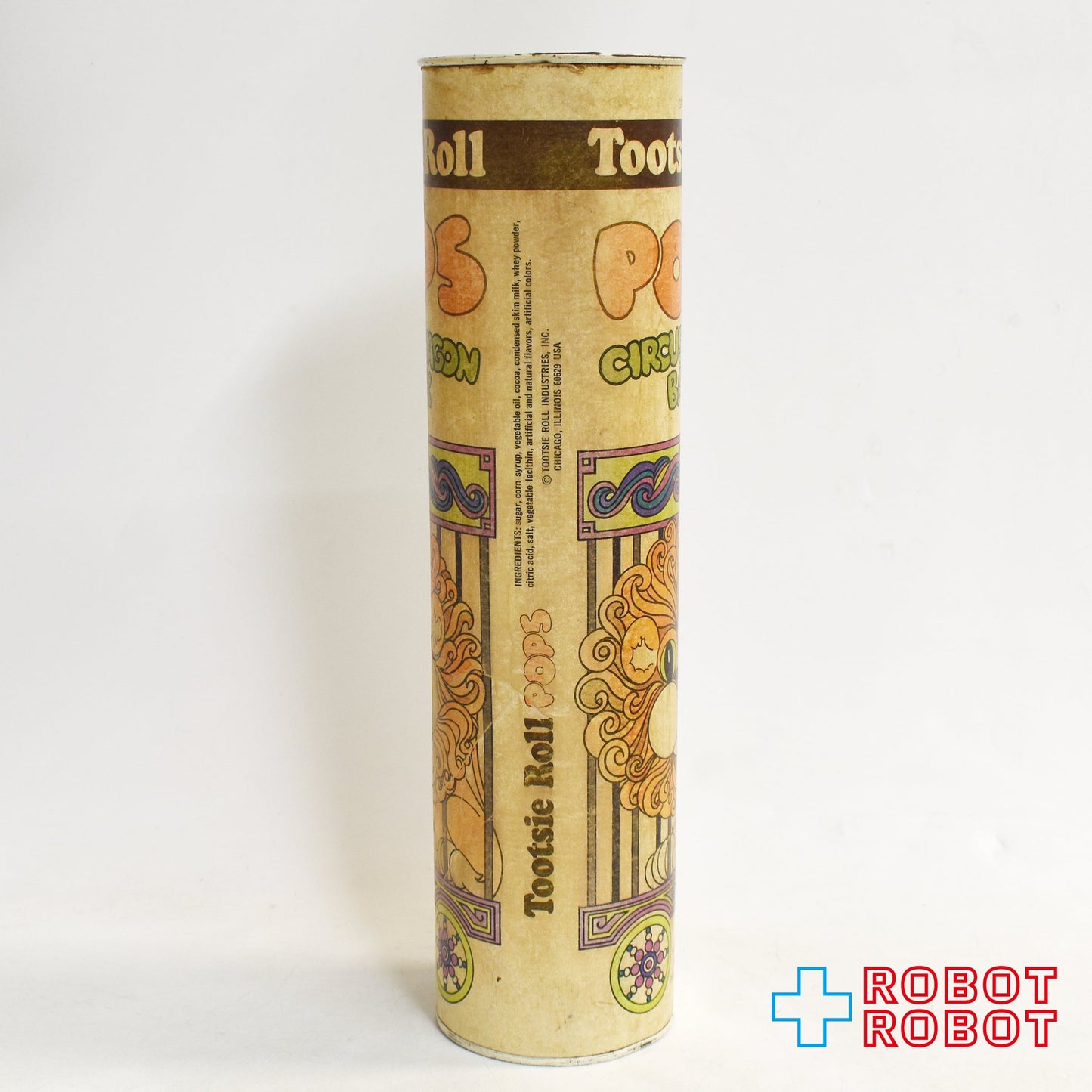 トッツィーロール ポップス サーカスワゴン紙製貯金箱 30センチ 1970年代
