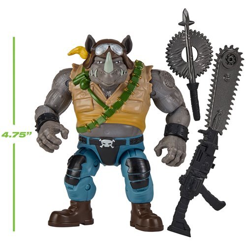 プレイメイツ ティーンエイジ・ミュータント・ニンジャ・タートルズ TMNT x G.I.ジョー ロックステディ as ブザー アクションフィギュア 未開封