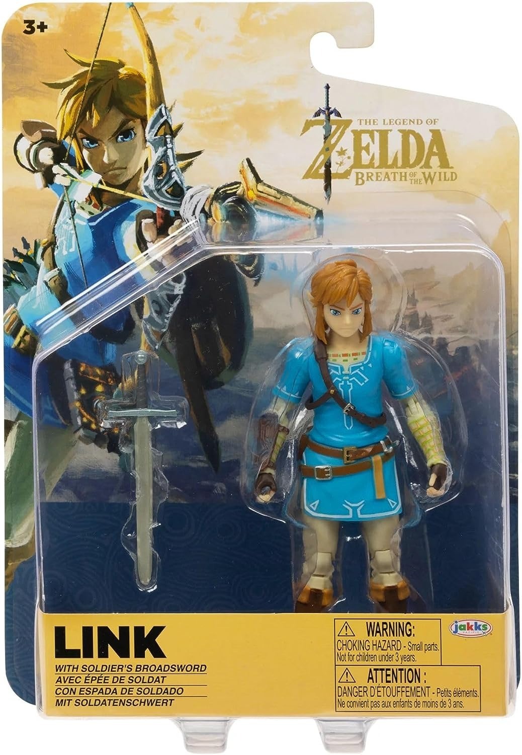 ジャックス ゼルダの伝説 ブレス オブ ザ ワイルド ゼルダ＆リンク アクションフィギュア セット 未開封