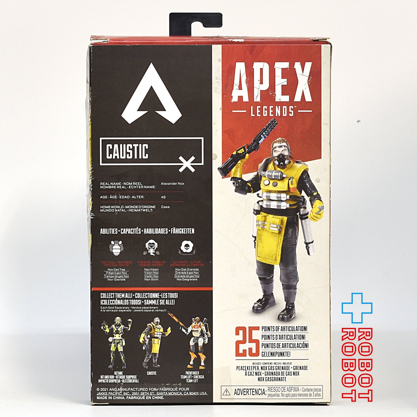 JAKKS Pacific Apex Legends エーペックス レジェンズ 6インチ アクションフィギュア コースティック 開封