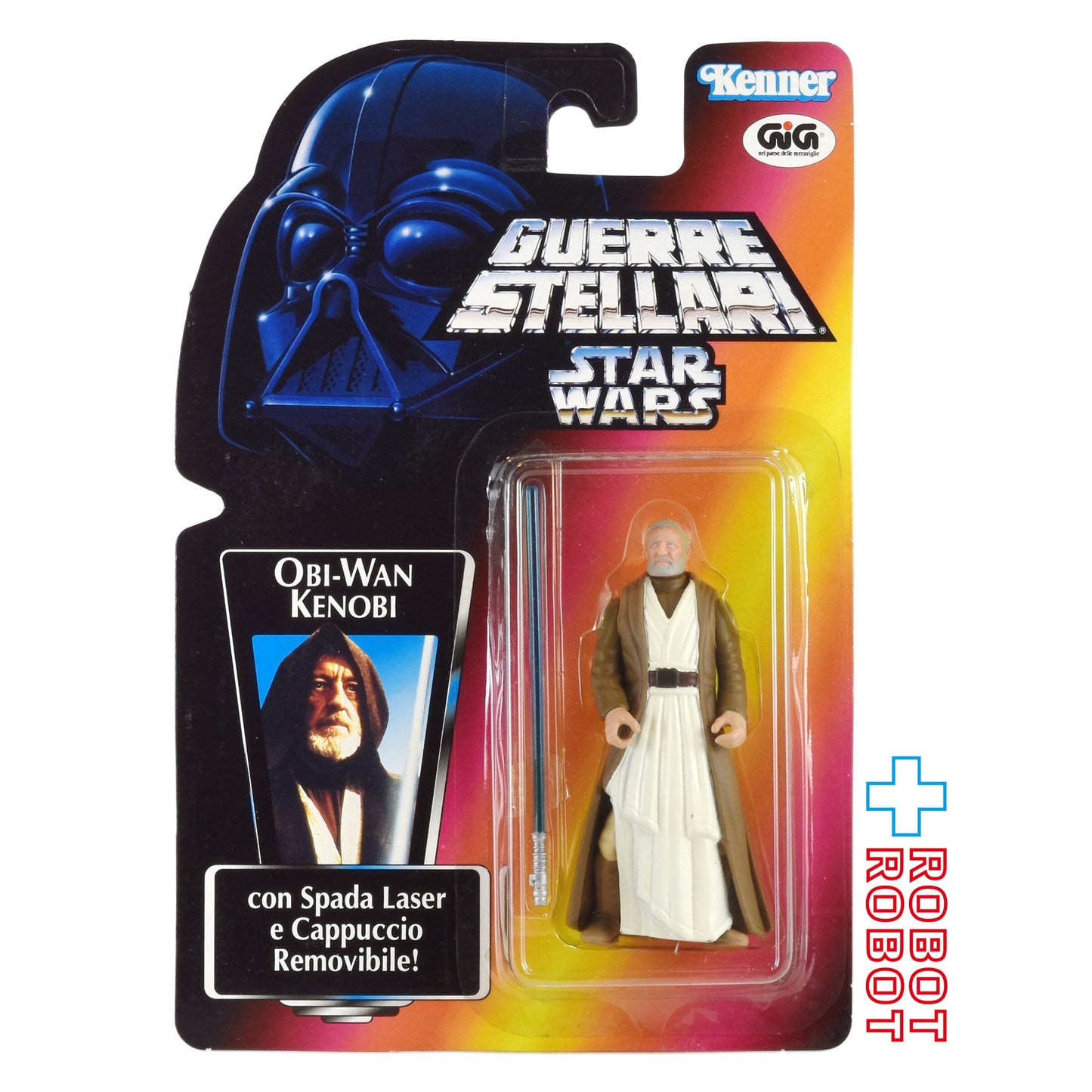 スター・ウォーズ POTF2 レッドカード オビ＝ワン・ケノービ ロングセーバー イタリアGIG版 アクションフィギュア 未開封