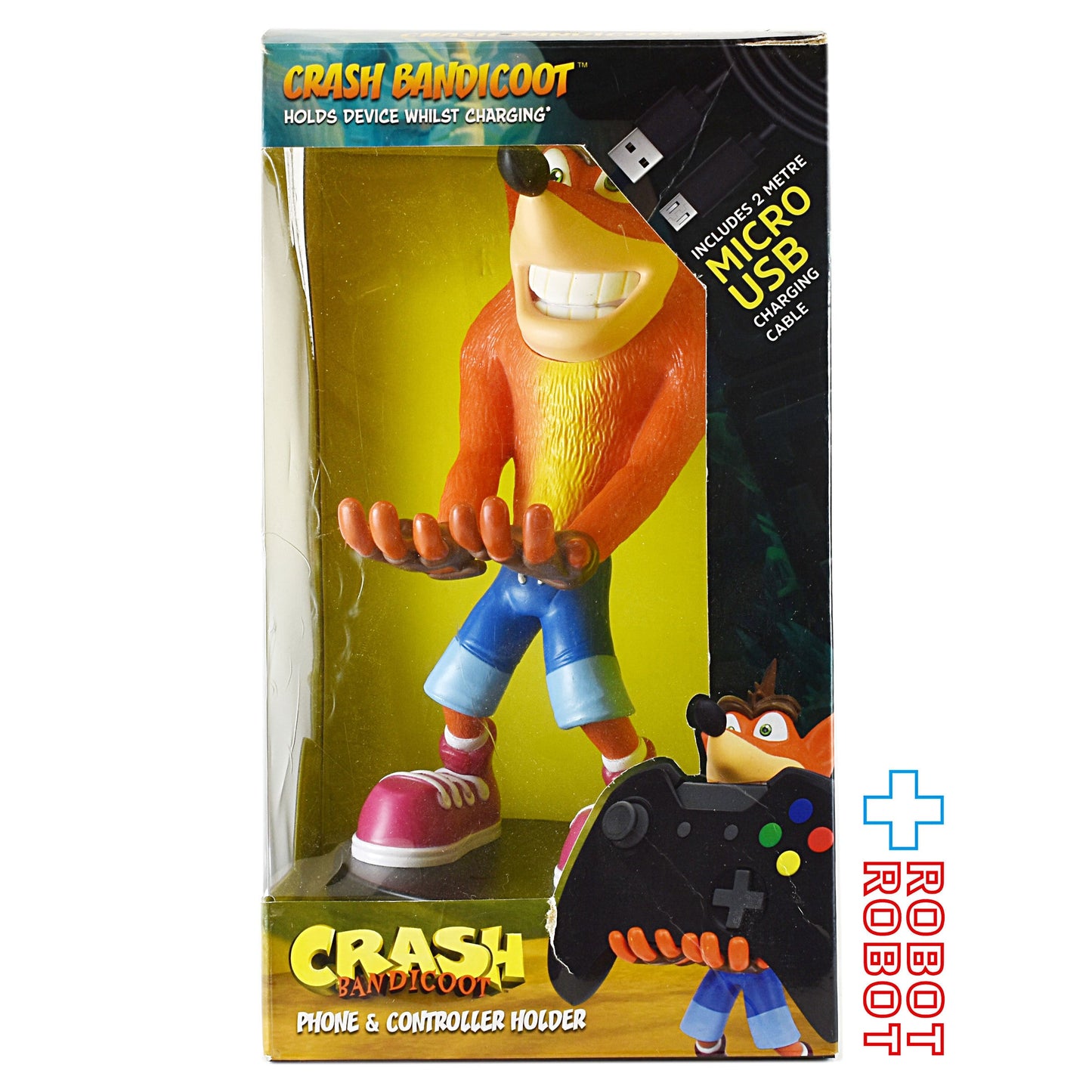 クラッシュ・バンディクー フォン＆コントローラーホルダー フィギュア アクティビジョン社