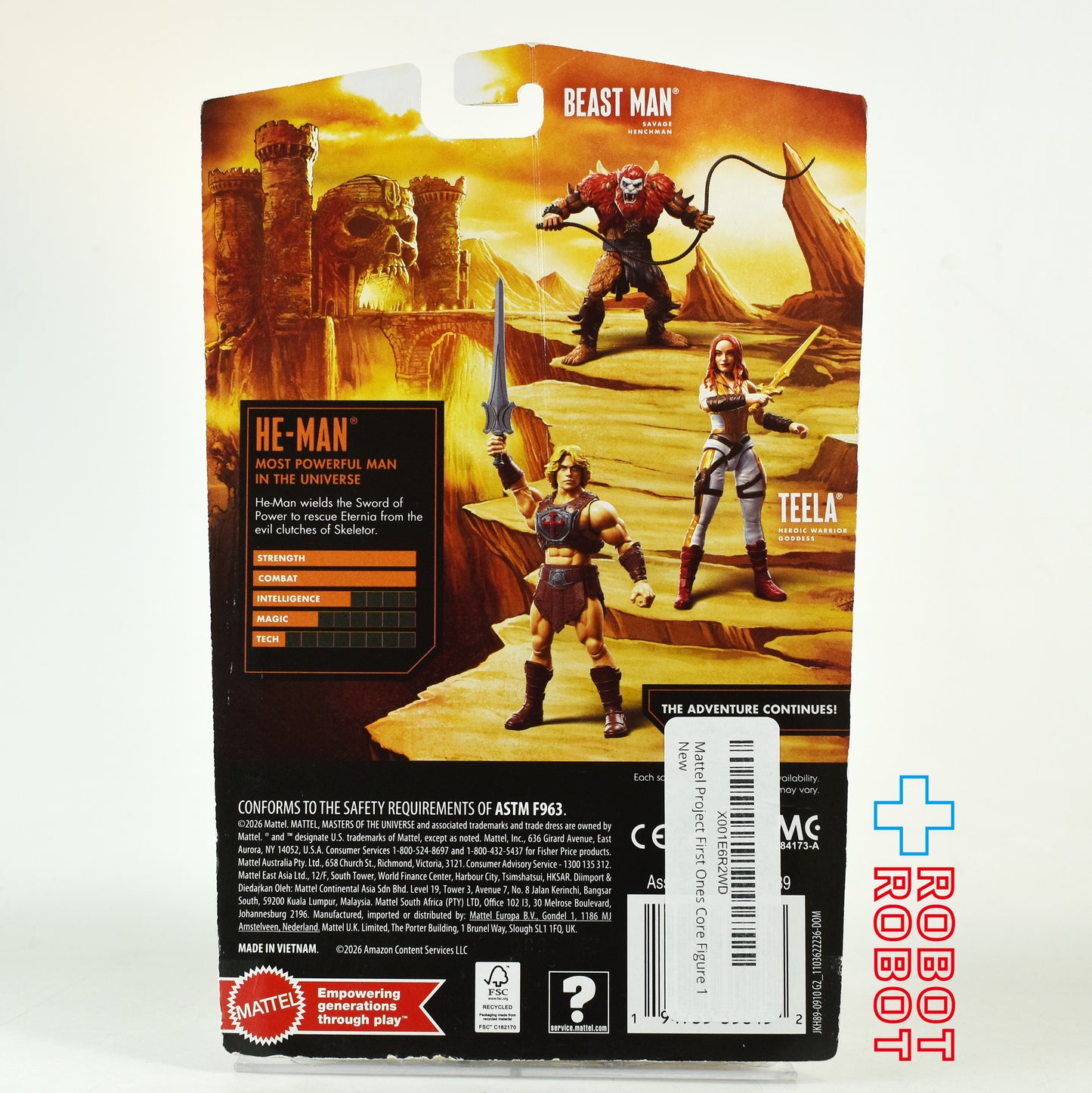 マテル MOTU 映画 マスターズ・オブ・ザ・ユニバース ヒーマン 5.5インチ アクションフィギュア 開封箱入