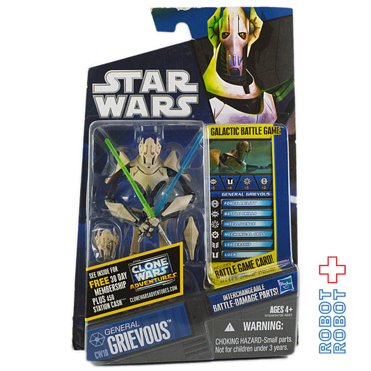 スター・ウォーズ CW2010 CW10 ジェネラル・グリーヴァス将軍 クローン・ウォーズ 3.75インチ アクションフィギュア US版 未開封