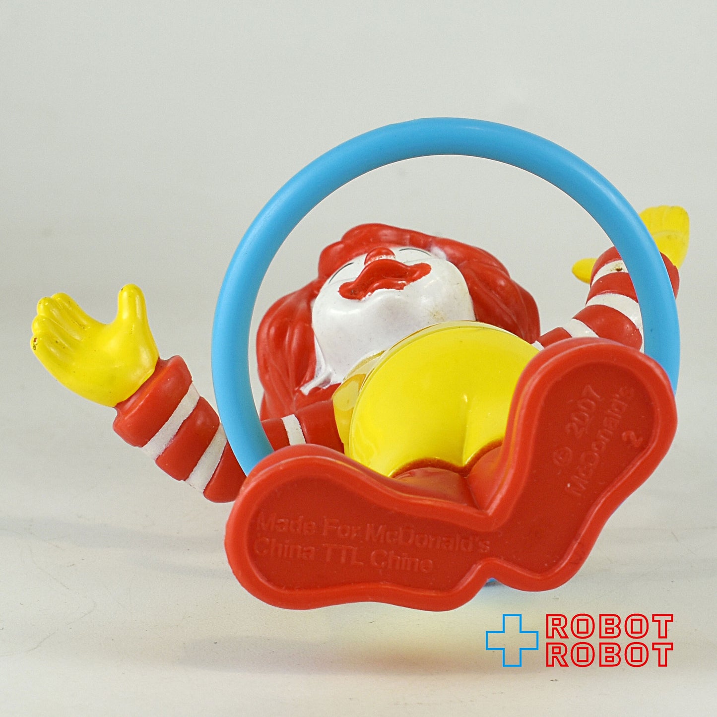 マクドナルド ベビーロナルド フラフープ ブルー ハッピーミールトイ