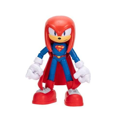 DC x ソニック・ザ・ヘッジホッグ ウェーブ2 ナックルズ as スーパーマン 5インチ アクションフィギュア 未開封
