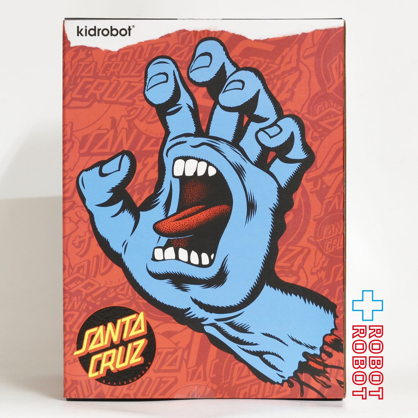 キッドロボット サンタクルーズ スケートボード スクリーミングハンド 蓄光 40周年アニバーサリー 9インチ コレクティブル アート フィギュア 未開封