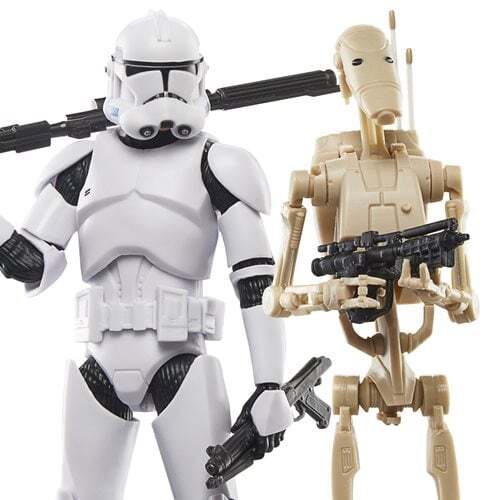 スター・ウォーズ ブラックシリーズ 限定 2024フェイズⅡ クローン・トルーパー & バトルドロイド [クローン・ウォーズ] 6インチ アクションフィギュア