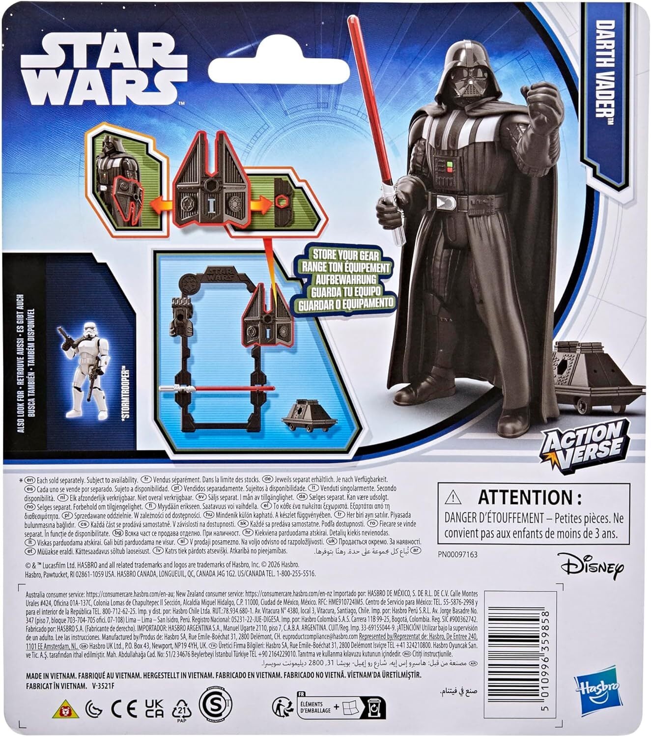 スター・ウォーズ アクションバース ダース・ベイダー 3.75インチ アクションフィギュア 未開封 国内版