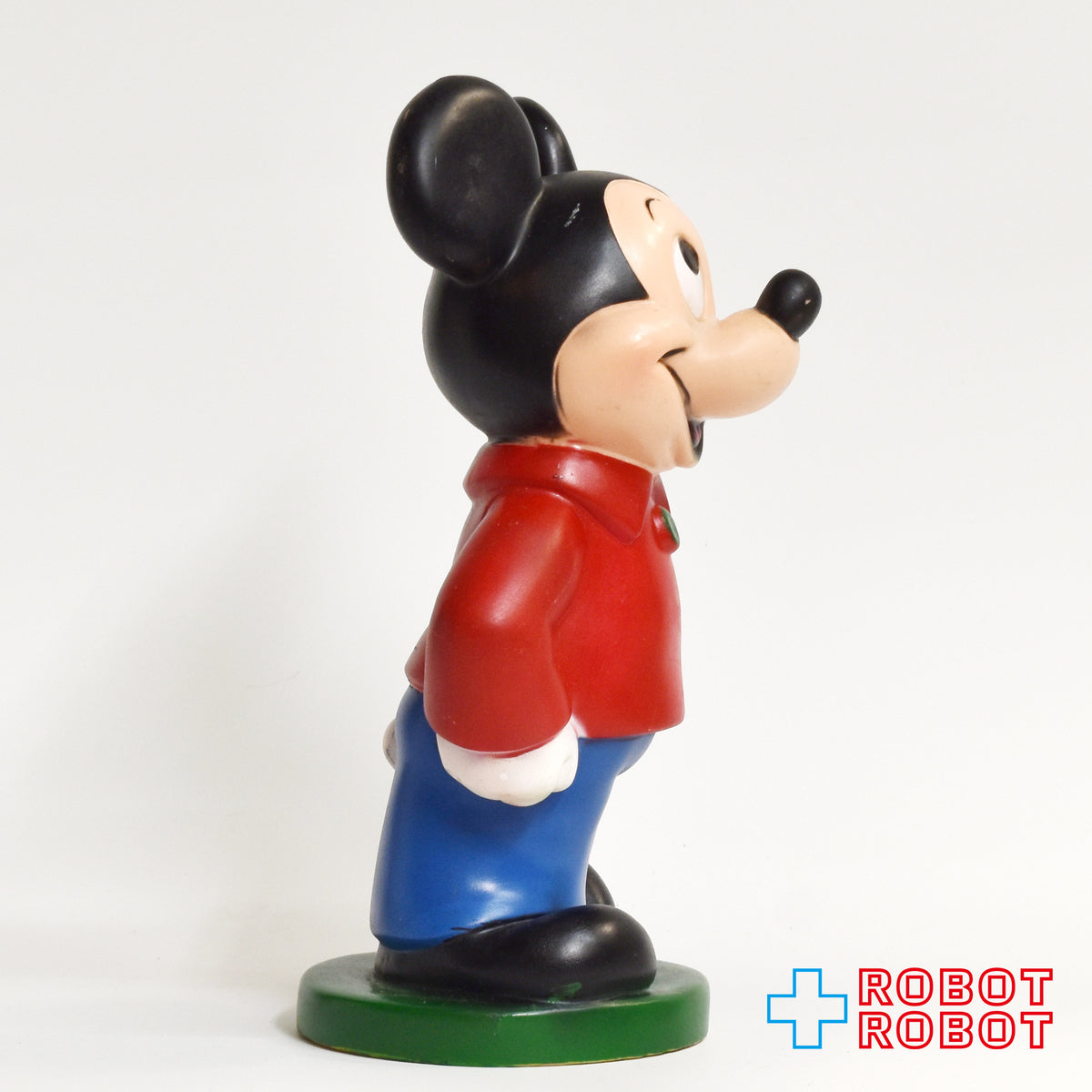 プレイパル ミッキーマウス ソフビ貯金箱 ※シール無し
