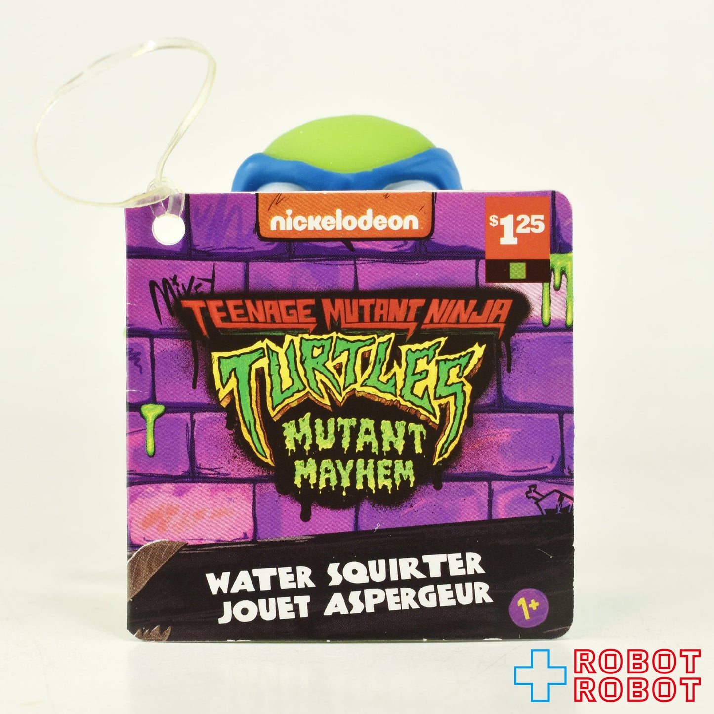 レジェンドトイズ タートルズ ミュータント・パニック！TMNT こどもタートル レオナルド ソフビ 水鉄砲 フィギュア 紙タグ付き