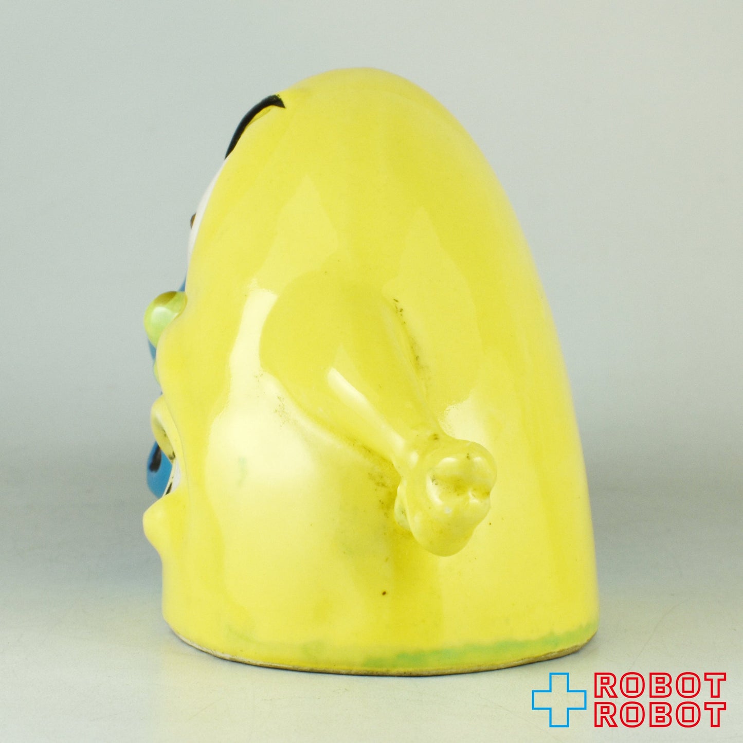 クレイス社 サイコセラミック にらみ合う青と黄色のおっさん 1960年代 ジャパン