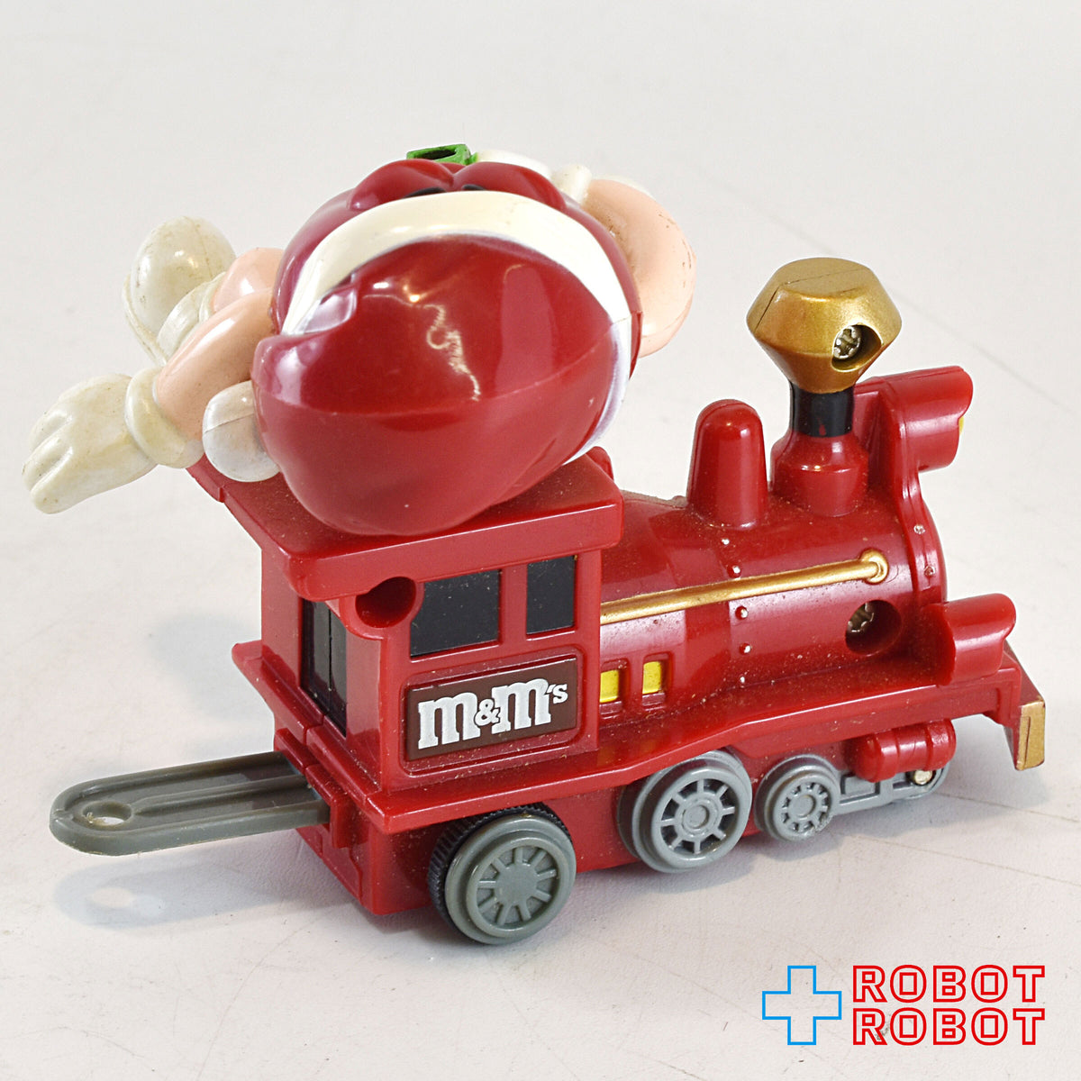 M&M's 2005 クリスマス・トレイン・トッパー レッド サンタハット 赤い機関車 企業物