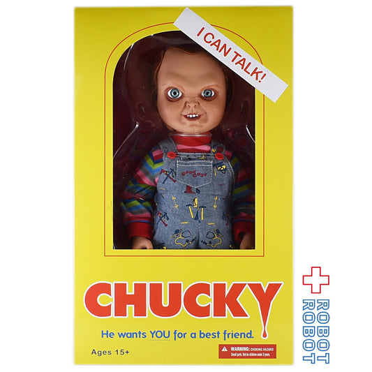 メズコ チャイルド・プレイ チャッキー 笑い顔 15インチ トーキング メガスケール フィギュア 開封