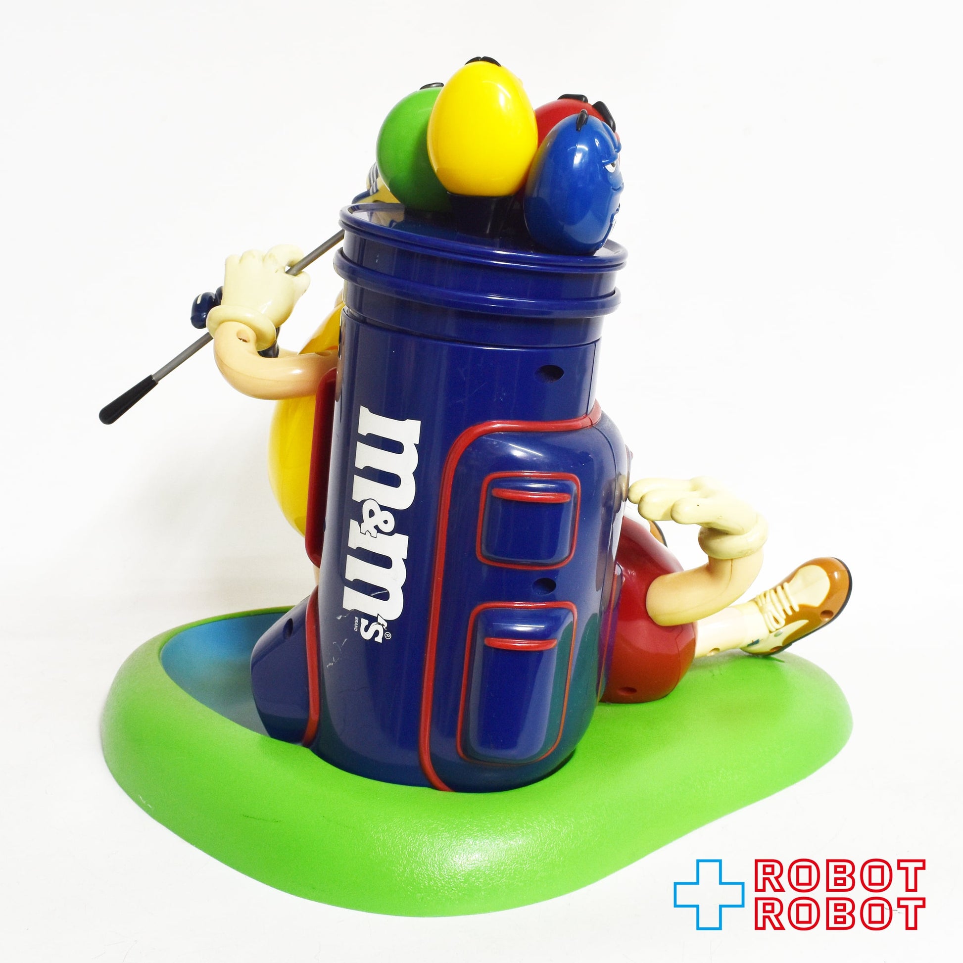 M&M's レッド＆イエロー ゴルフ マリガン・ヴィル ディスペンサー 限定版カラー ※難あり - ROBOTROBOT
