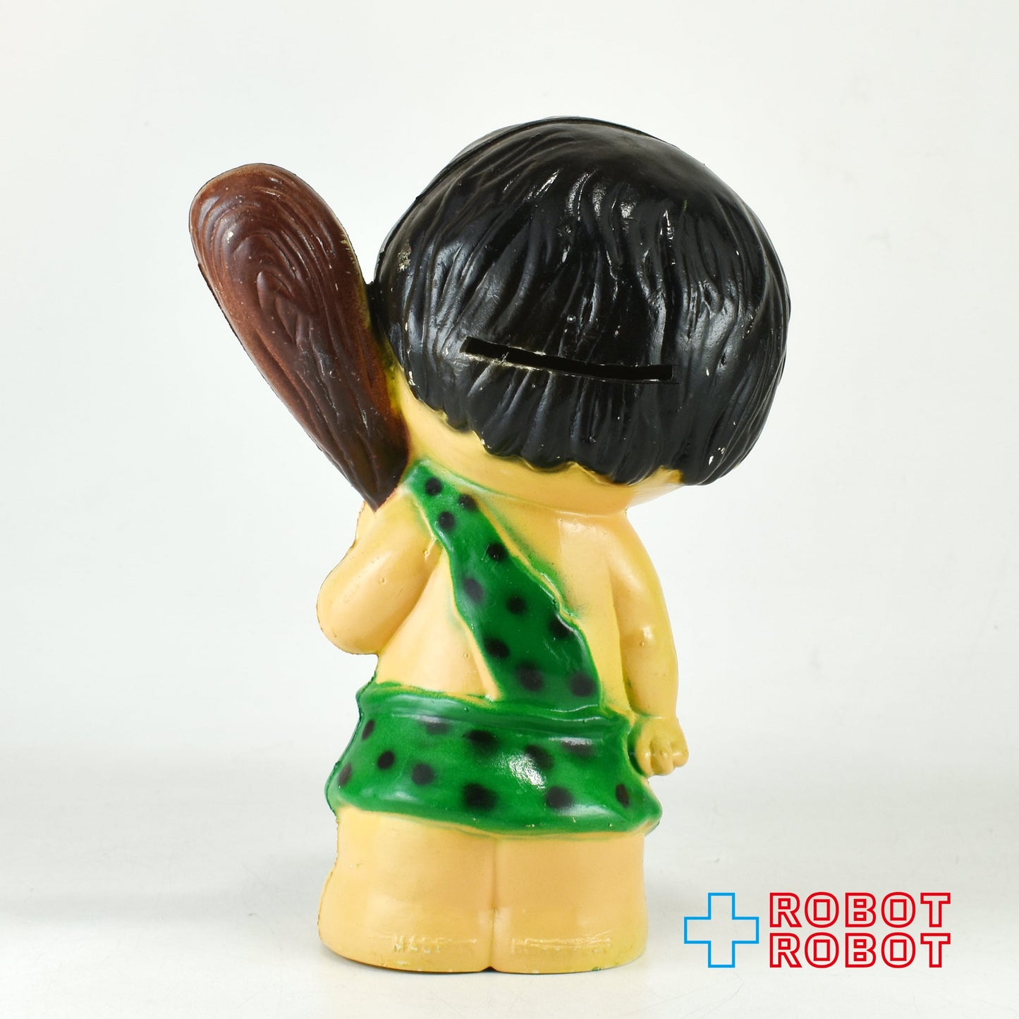 原始人の男の子 ソフビ貯金箱 バンク メイドイン・チャイナ