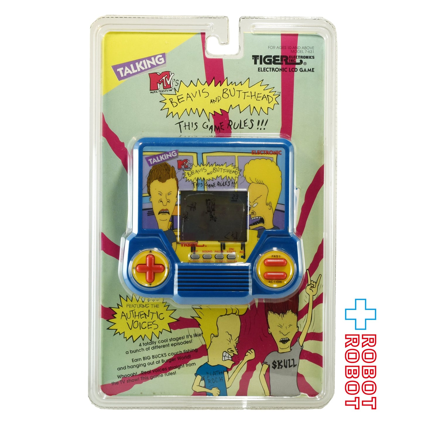 タイガー ビーバス & バットヘッド トーキング エレクトロニック LCD ゲーム 1994 未開封