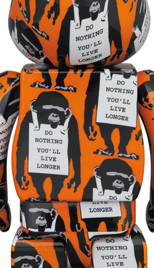 メディコム BE@RBRICK ベアブリック 100% & 400% ブランダリズム モンキーサイン 未開封 ♦︎４号店商品 - ROBOTROBOT