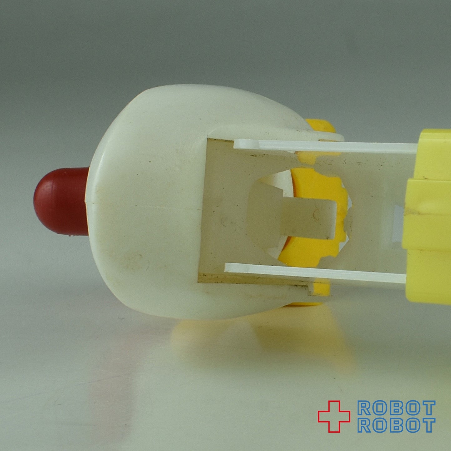 PEZ ロングフェイスクラウン 赤帽子/赤鼻/黄髪 足なし 黄ステム 3.4
