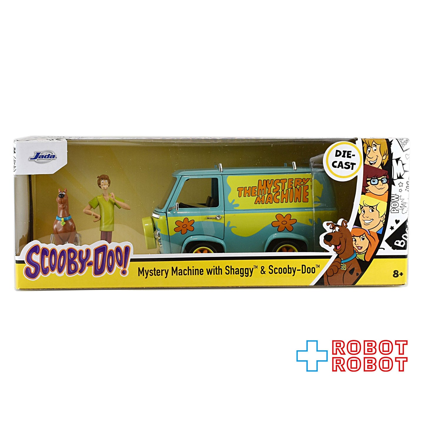 JADA TOYS メタルズ・ダイキャスト 1/24 スクービー・ドゥー ミステリーマシン with スクービー and シャギー