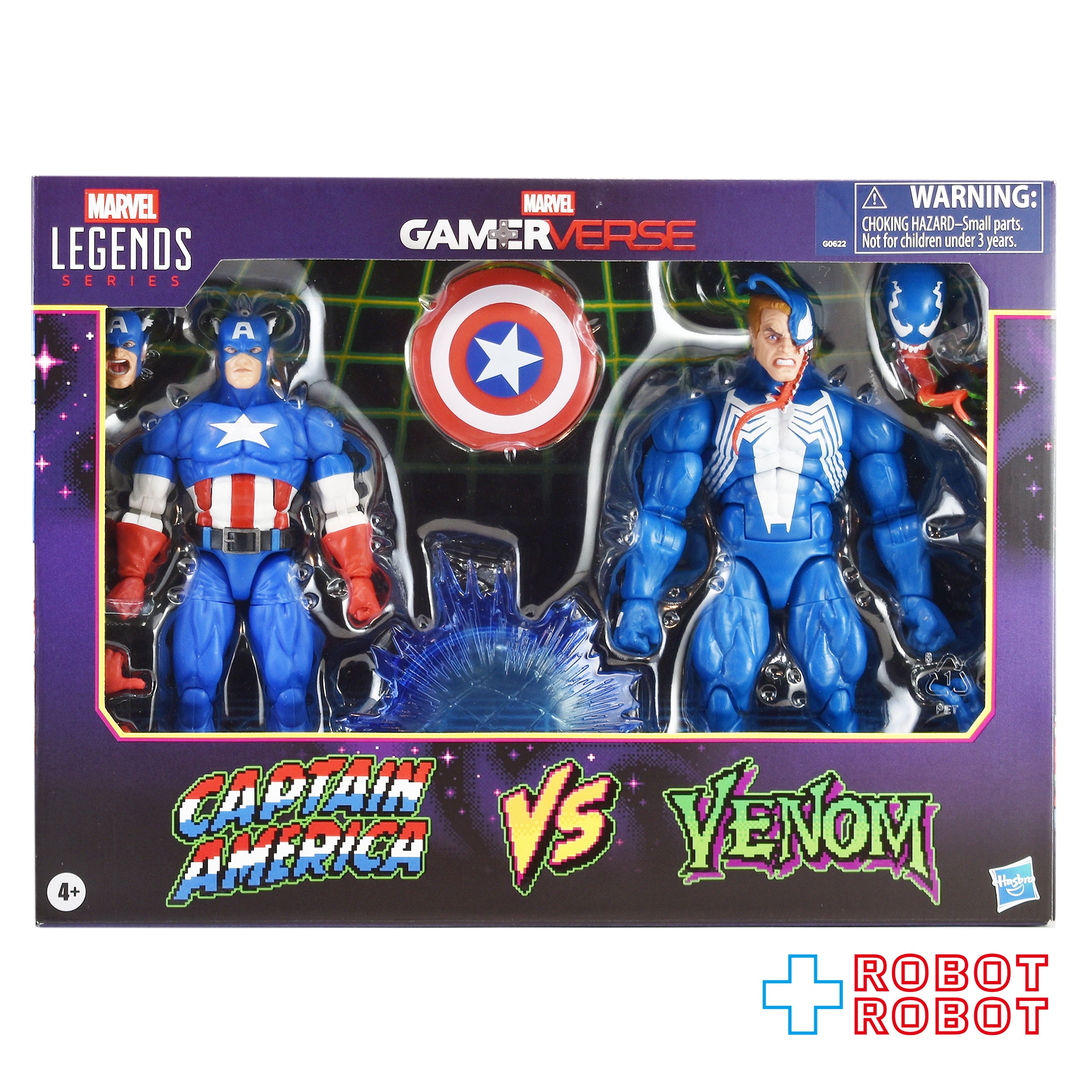 トイビズ　マーベル　アメコミフィギュアセット（キャプテン・アメリカ他） マーベルレジェンド ゲームシリーズ キャプテン・アメリカ vs ヴェノム
