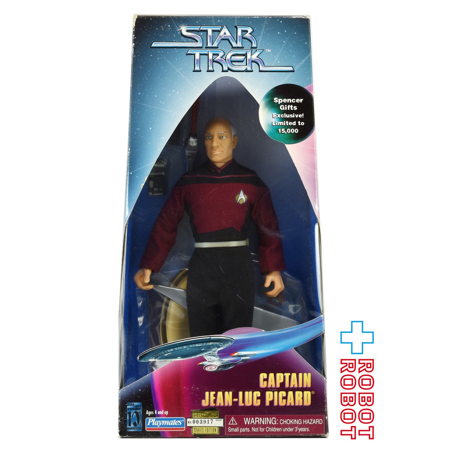 プレイメイツ スペンサーギフト限定 スタートレック ジャン＝リュック・ピカード アクションフィギュア 未開封