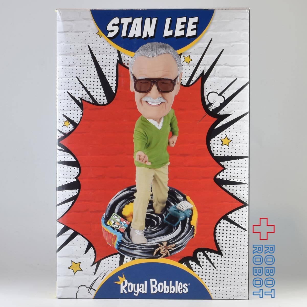 マーベル スタン・リー ボブルヘッド フィギュア 未開封