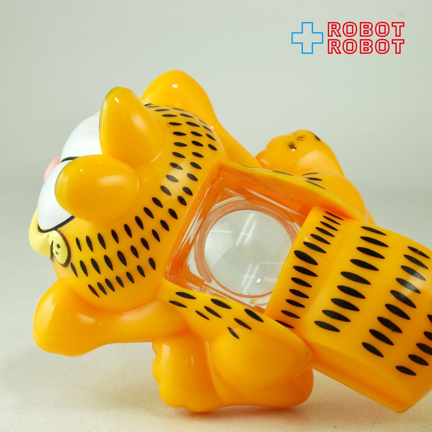 ウェンディーズ ガーフィールド ルーペ プラスチックフィギュア ミールトイ 2001