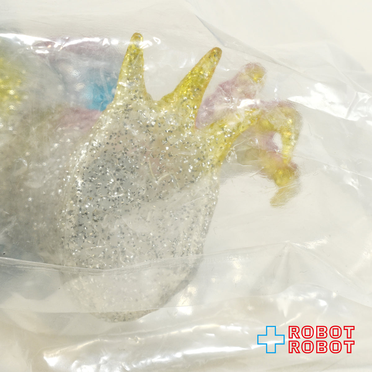 マーミット スカルヘッドバット ブルX クリアラメ カラー ソフビフィギュア 袋入