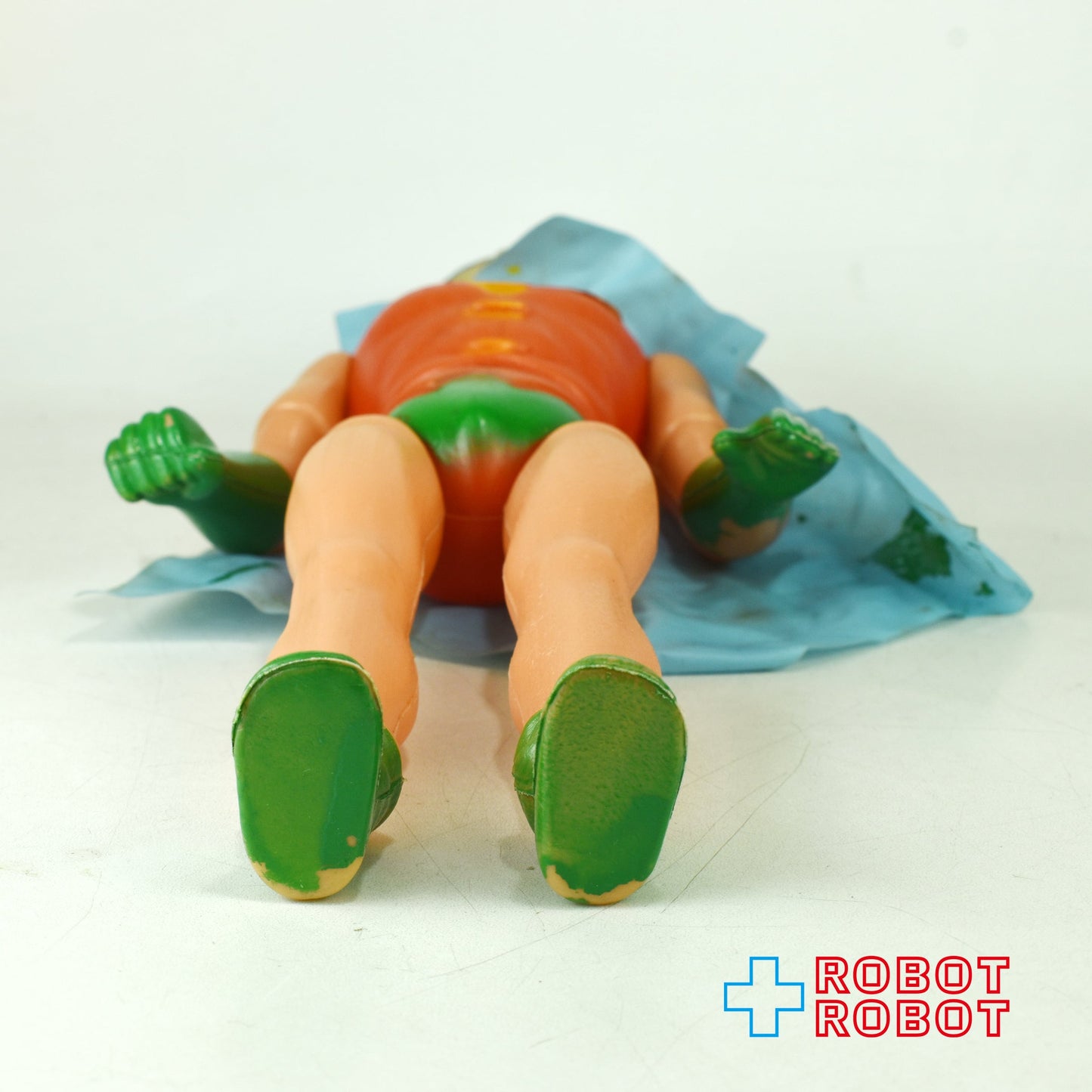 メキシコ製 DC ロビン (バットマン) 水色マント ブロー成形 ポリ アクションフィギュア