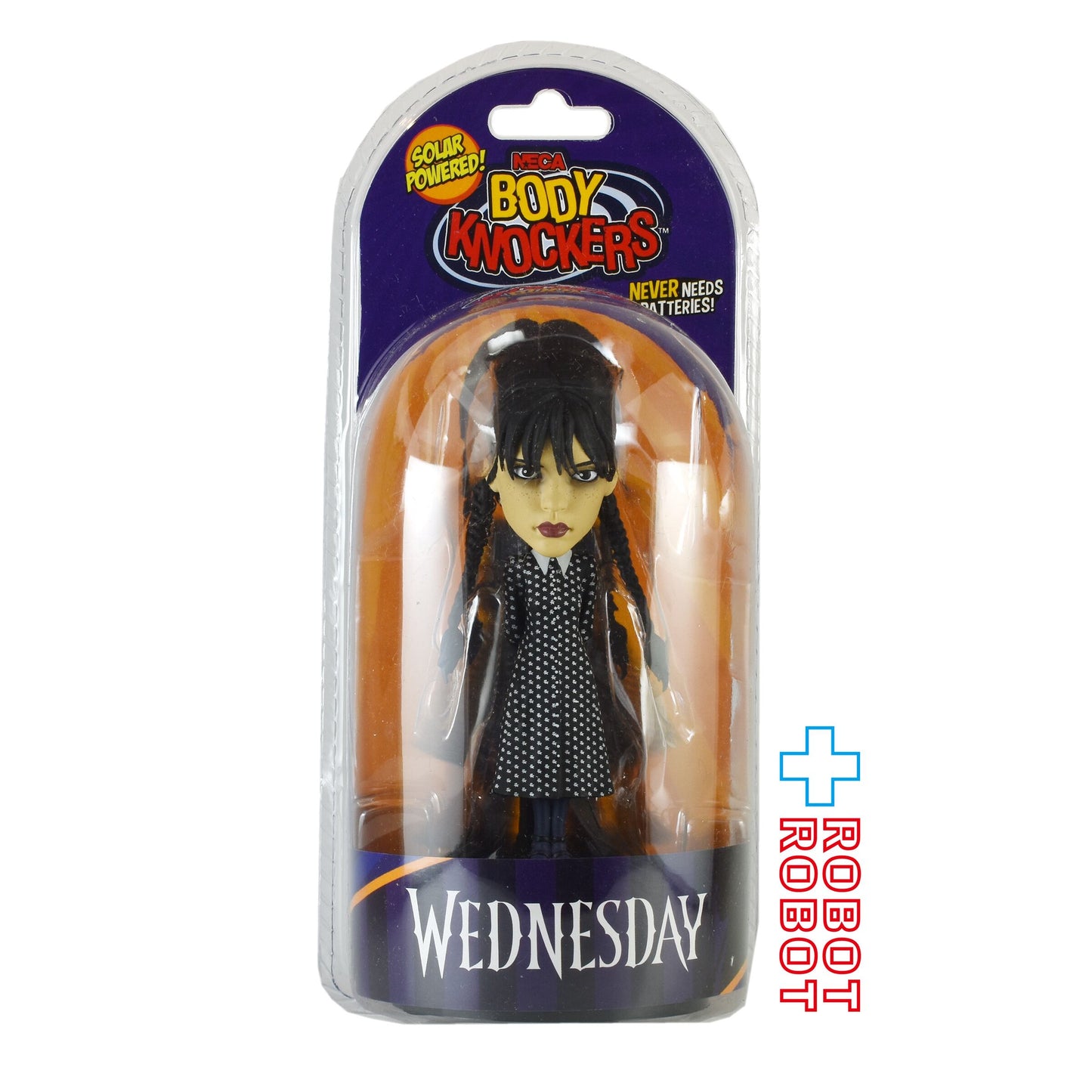 ネカ ウェンズデー / ウェンズデー・アダムス ソーラーパワー ボディーノッカー ボビングヘッドフィギュア 未開封