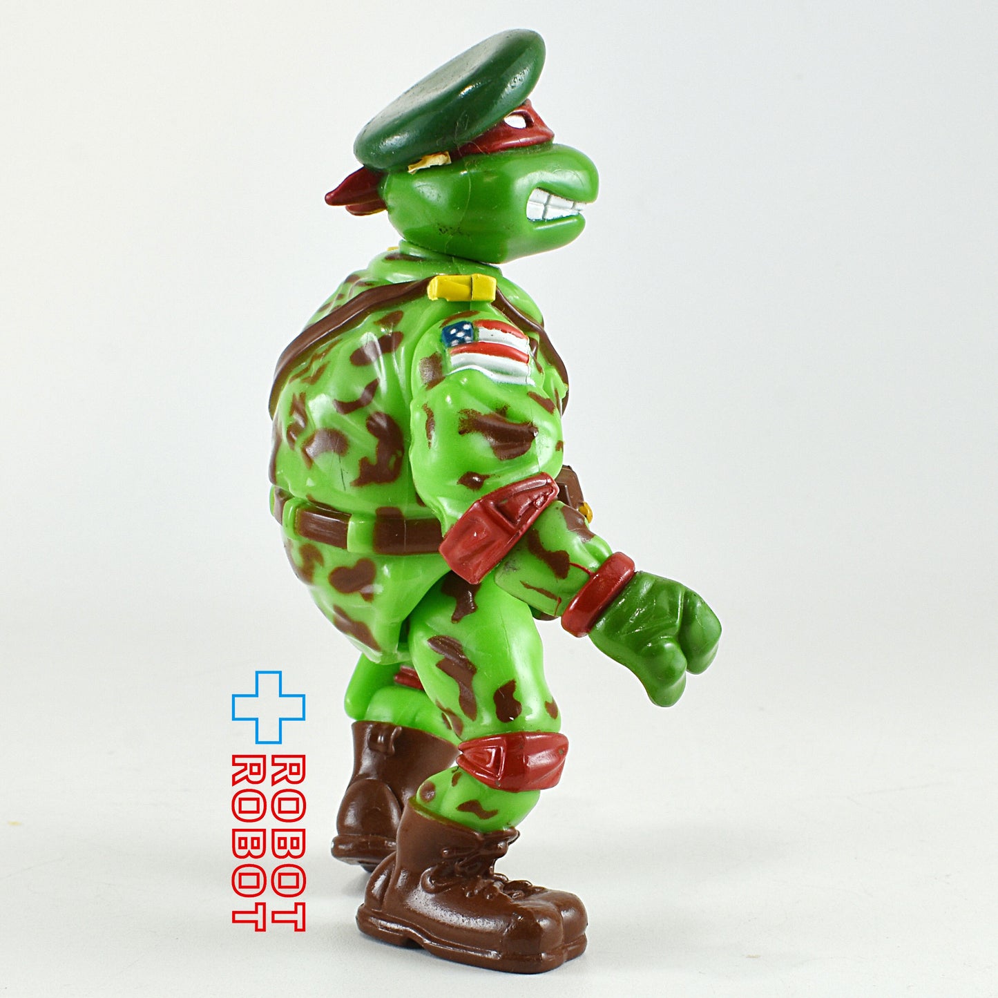 プレイメイツ ティーンエイジ・ミュータント・ニンジャ・タートルズ TMNT グリーンベレー ラファエロ アクションフィギュア 1991 ルース