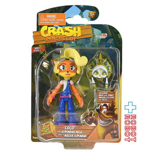 クラッシュ・バンディクー ココ w/ クプナワ マスク アクションフィギュア 2021 パッケージ入