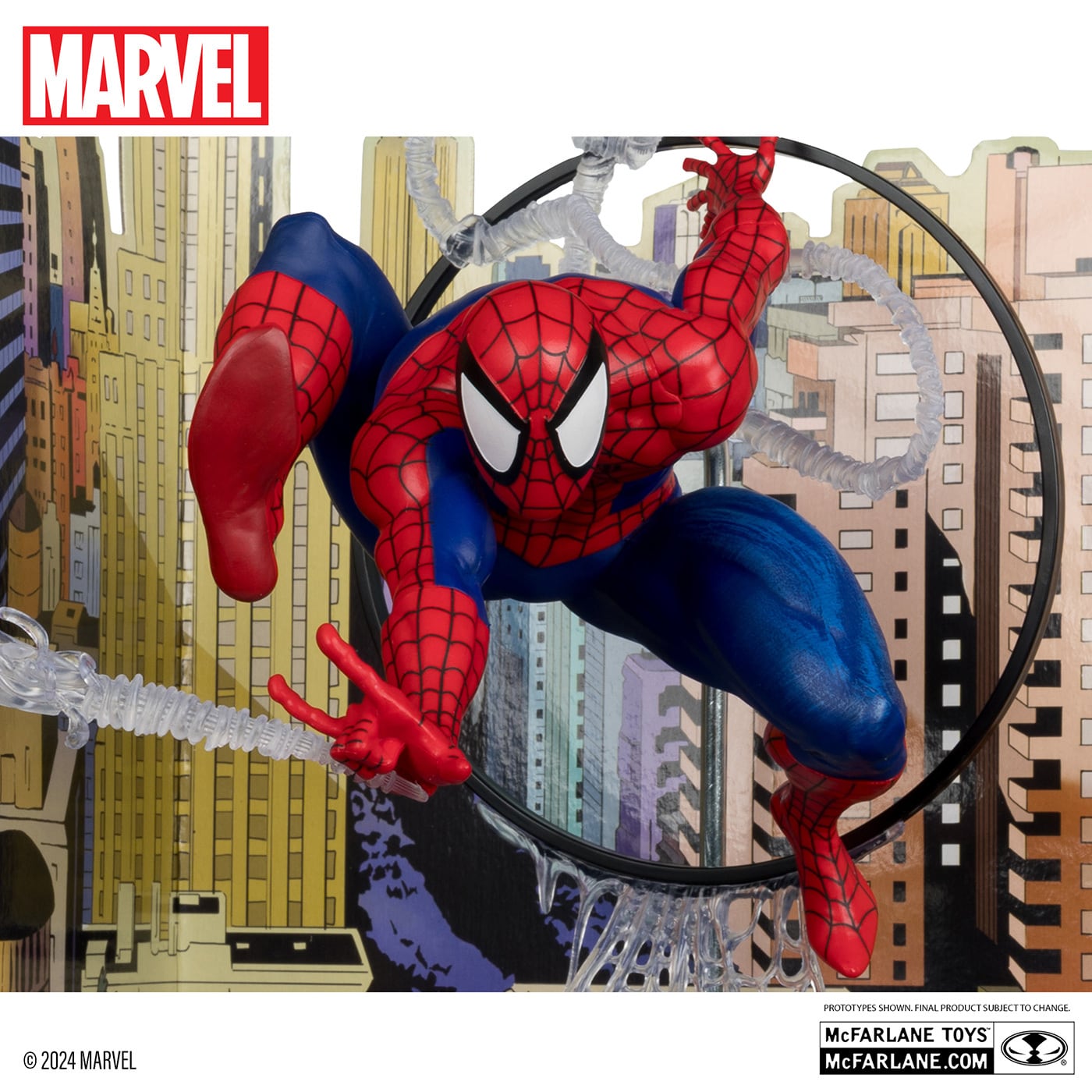 マクファーレン・トイズ マーベル シーン・フィギュア #001 スパイダーマン トッド・マクファーレン・トイズ アメイジング・スパイダーマン Vol.1 #301 1/6 スタチューフィギュア 未開封