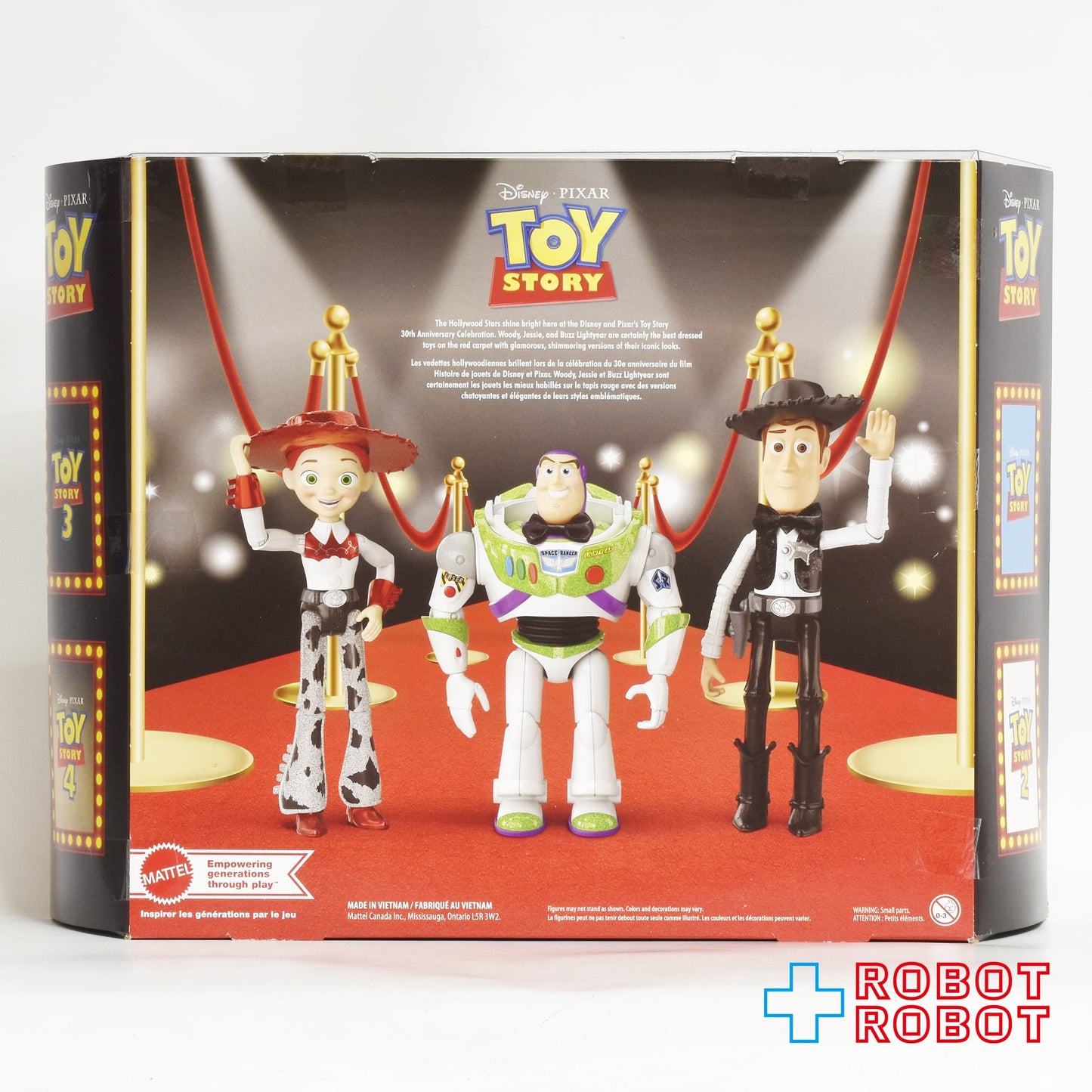 マテル社 トイ・ストーリー 30周年 ハリウッド スターズ  フィギュアセット ジェシー バズ ウッディ 未開封