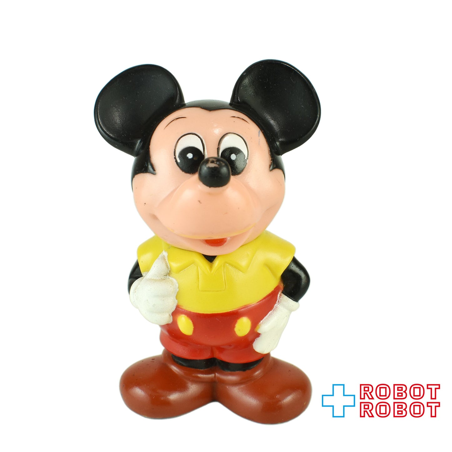 三菱銀行 ディズニー ミッキーマウス 黄色シャツ 赤ズボン 貯金箱