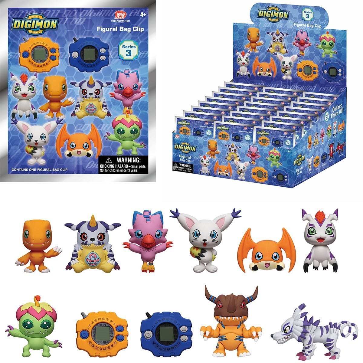 モノグラム フィギュラルキーチェーン デジモン シリーズ3 1パック