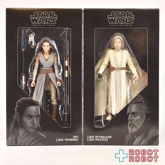 スター・ウォーズ ブラックシリーズ 限定 2017 レイ（ジェダイ・トレーニング）& ルーク・スカイウォーカー（ジェダイマスター）[TLJ] SDCC 6インチフィギュア