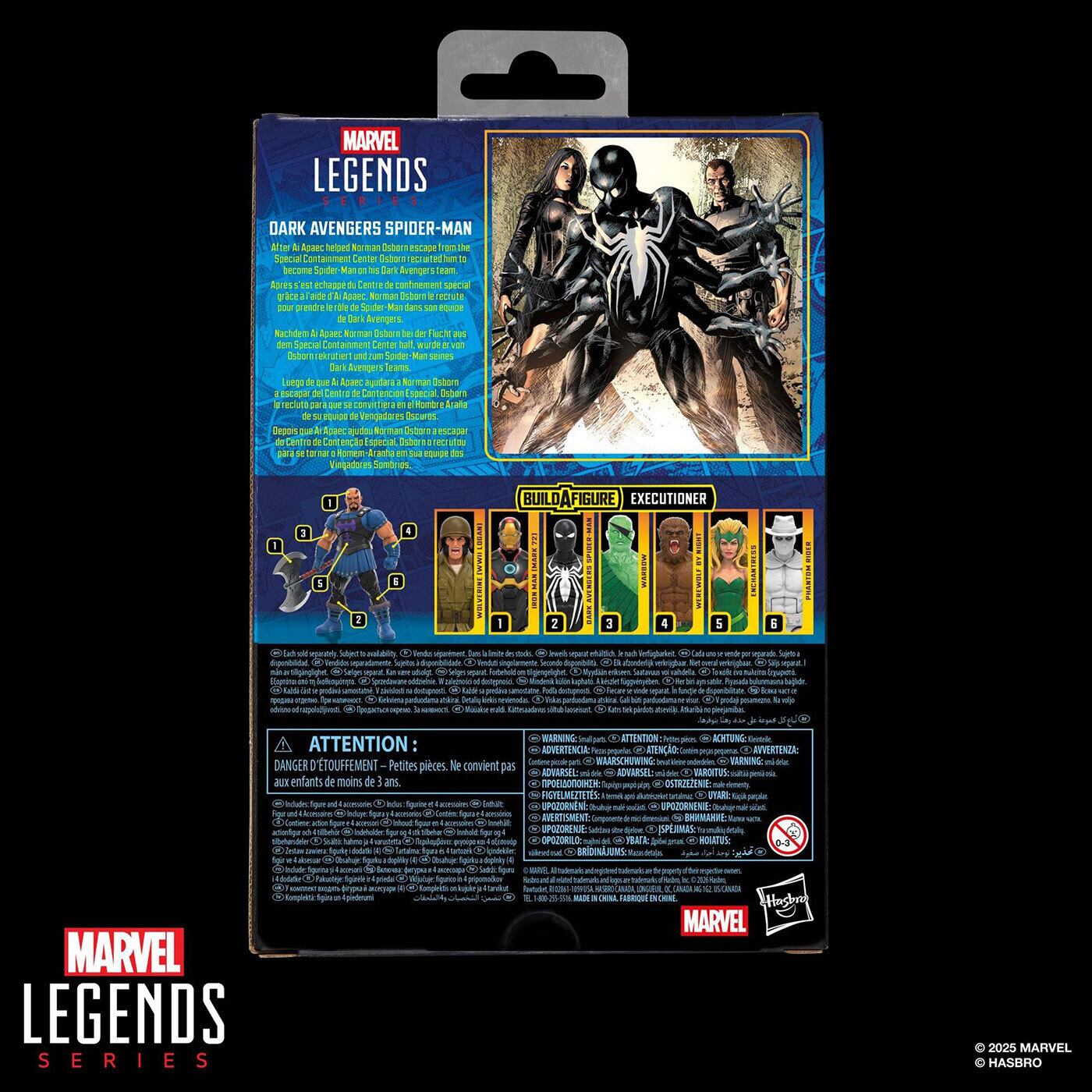 マーベルレジェンド コミックシリーズ スパイダーマン (ダークアベンジャーズ) 6インチ アクションフィギュア 国内版 未開封