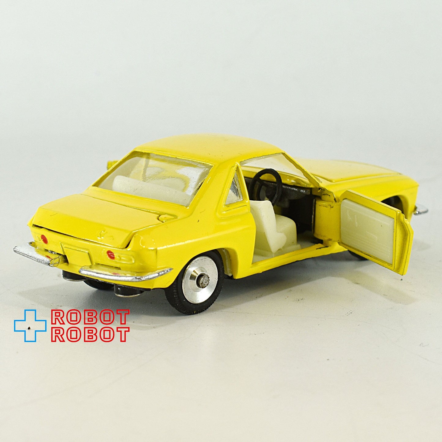 アサヒ玩具 モデルペット No.32 ニッサンシルビア 黄色 白シート 1/40 ダイキャスト ミニカー 箱入