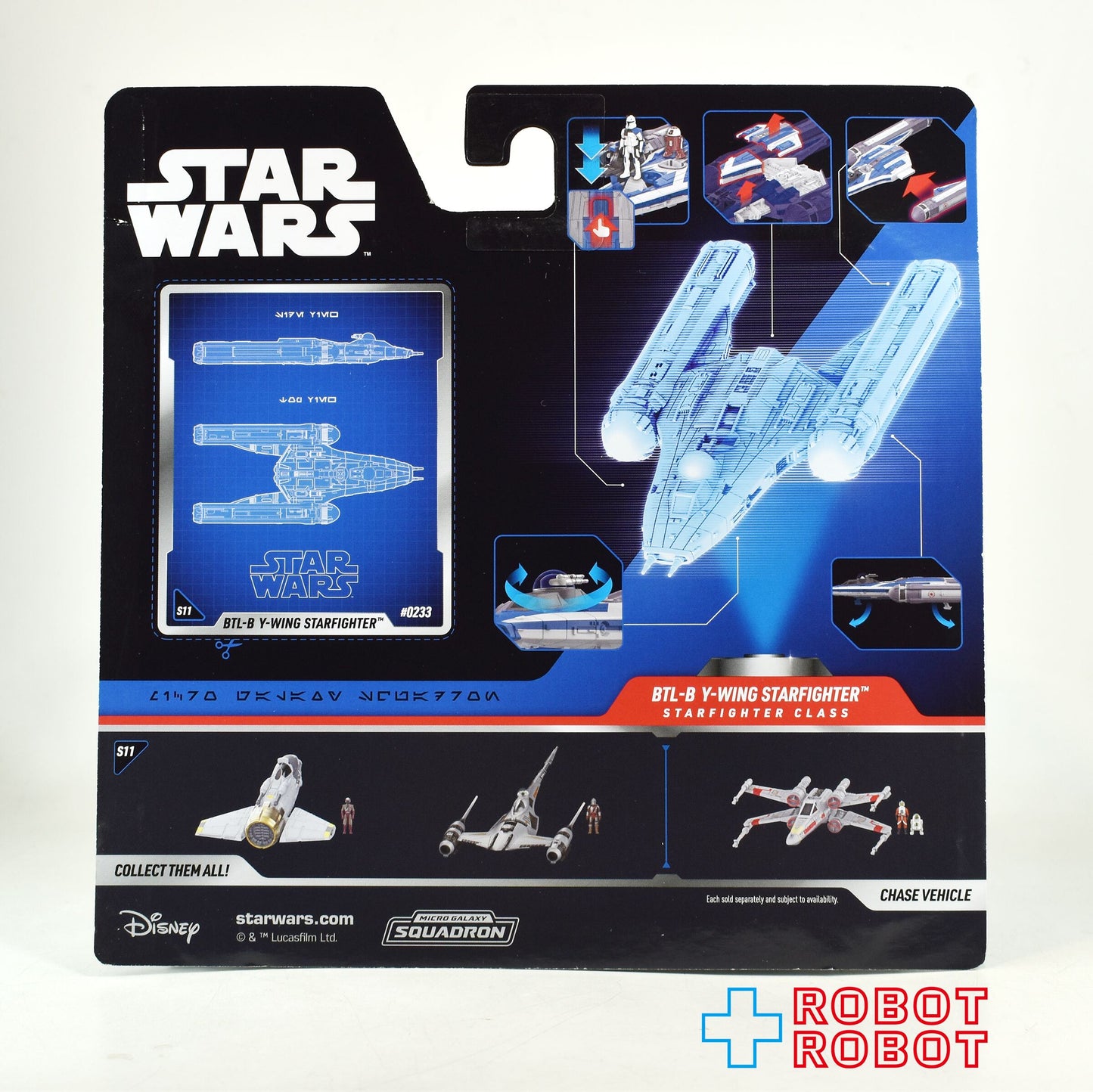 スター・ウォーズ マイクロ・ギャラクシー スターファイター・クラス シリーズ11 BTL-B Yウイング・スターファイター  国内版 未開封