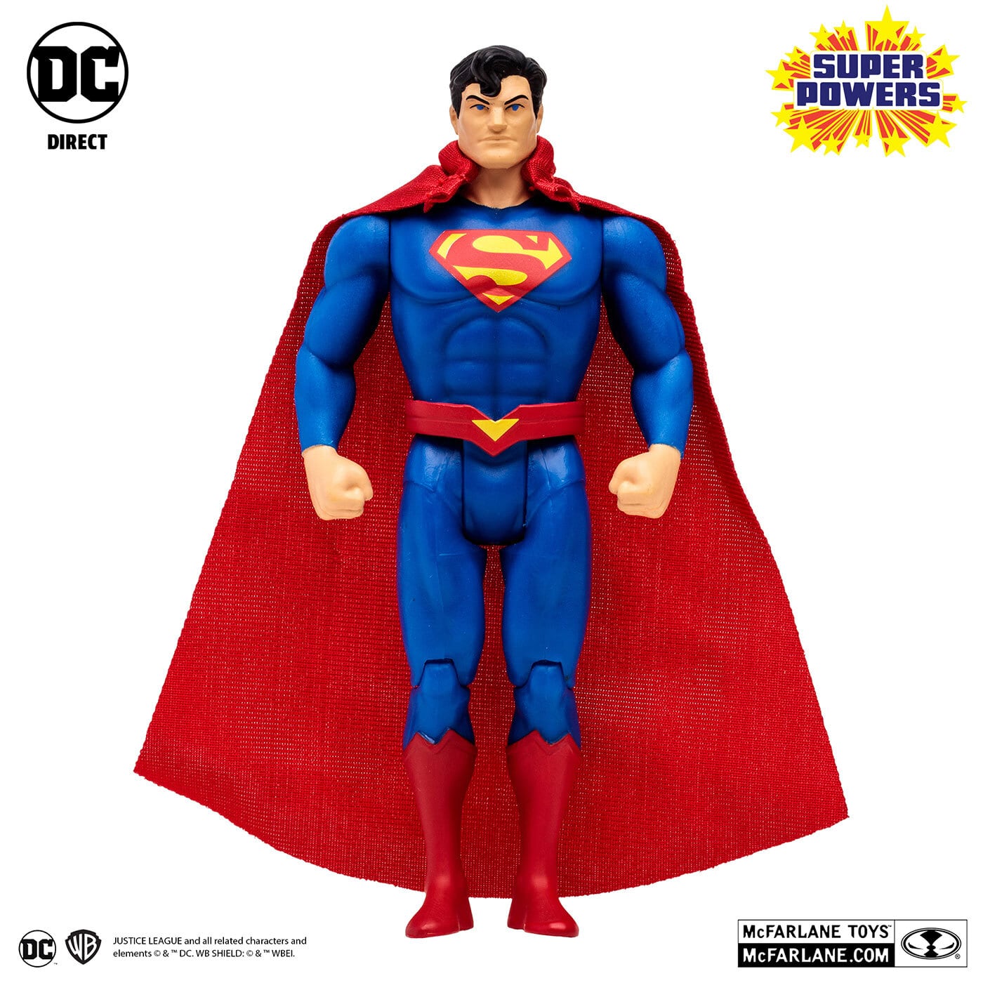 マクファーレン DCダイレクト DCスーパーパワーズ #15 スーパーマン (コミック／Superman: Reborn) 4インチ アクションフィギュア 国内版 未開封
