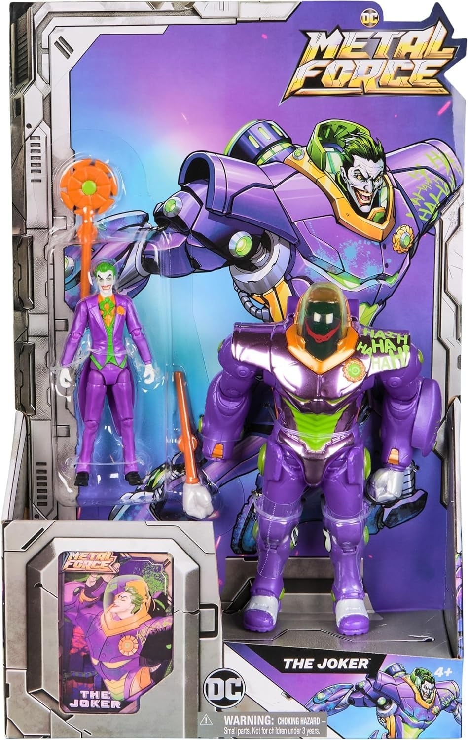 スピンマスター DC バットマン ジョーカー メタルフォース アクションフィギュア 未開封