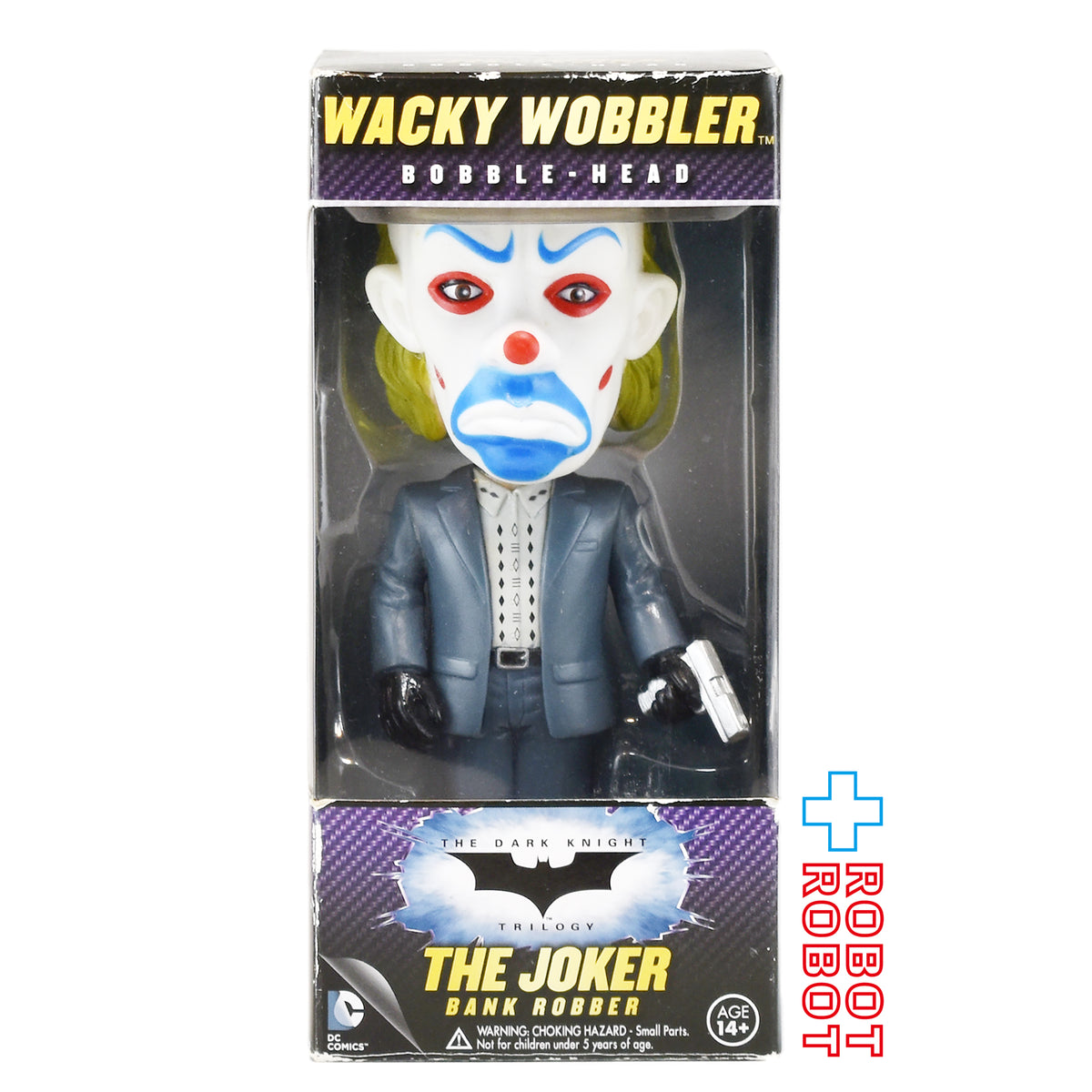 ファンコ DC ダークナイト・トリロジー ジョーカー 銀行強盗 ワッキーワブラー ボブルヘッド フィギュア 国内版 開封箱入