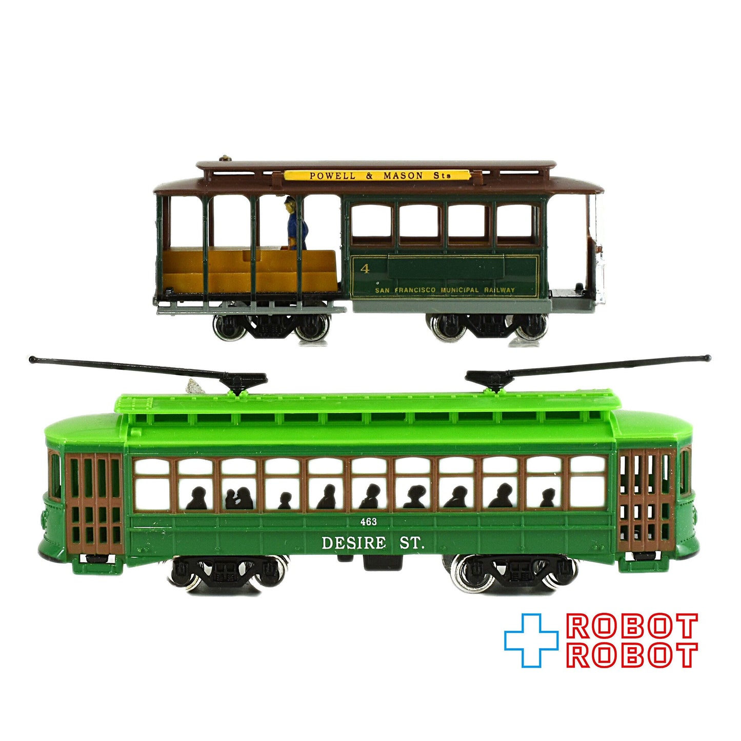 ⚫️サンフランシスコ ケーブルカー HOスケール 2 クラシック・ストリートカーズ 箱入