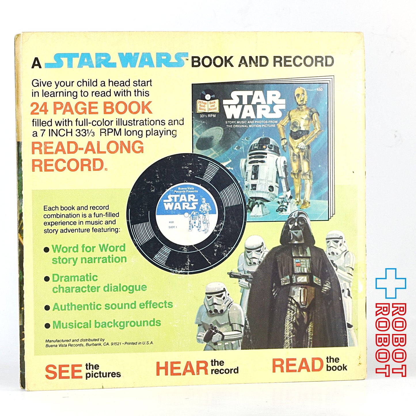 スター・ウォーズ ブック＆レコード 1977 ブエナビスタ社