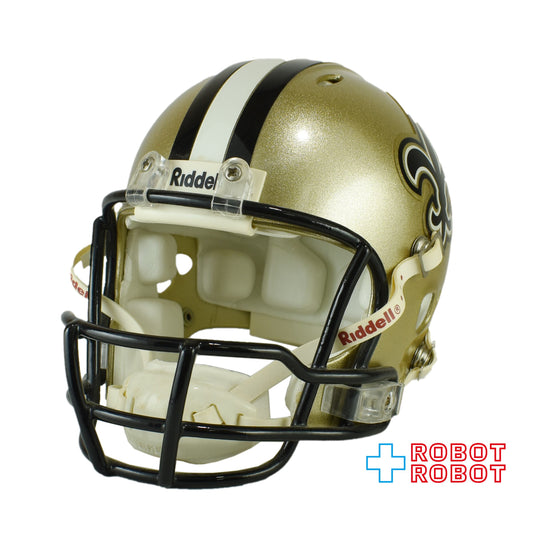 リデル社 NFL ニューオーリンズ・セインツ ミニチュアヘルメット 金色
