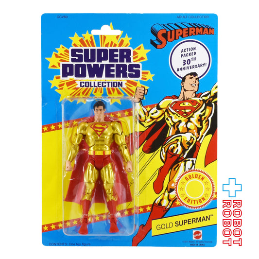 マクファーレン・トイズ DCダイレクト DCスーパーパワーズ 30周年 ゴールド・スーパーマン (ゴールドエディション) 6インチ アクションフィギュア 未開封