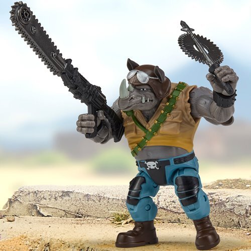 プレイメイツ ティーンエイジ・ミュータント・ニンジャ・タートルズ TMNT x G.I.ジョー ロックステディ as ブザー アクションフィギュア 未開封